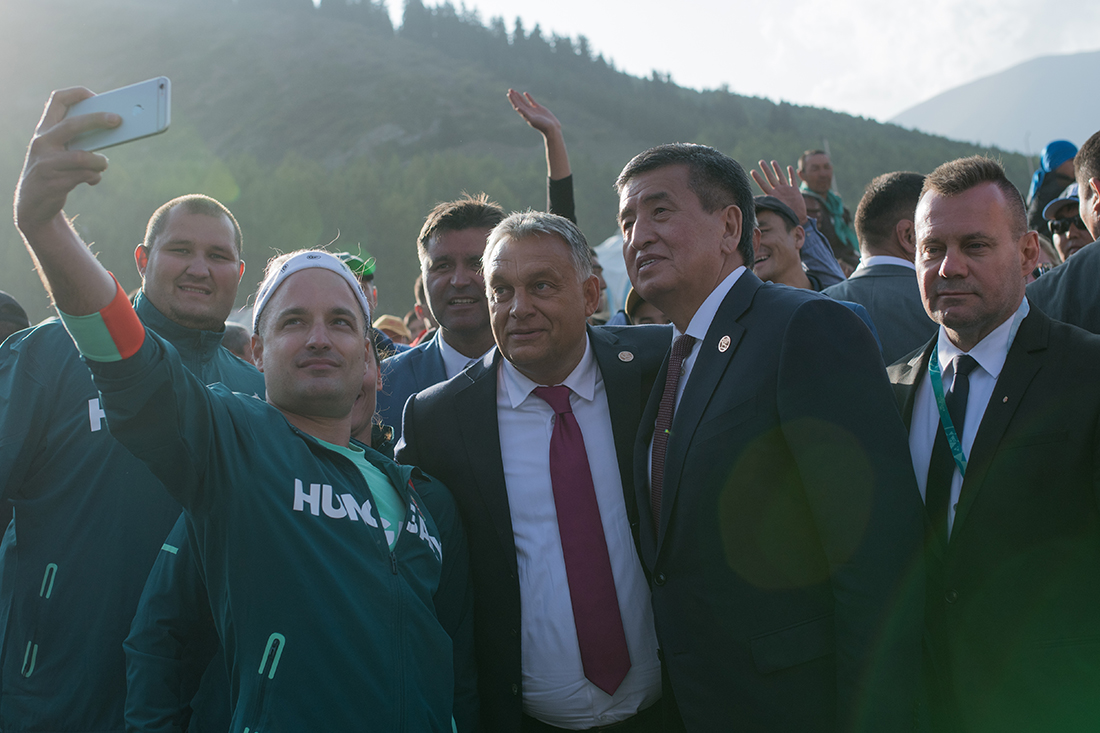 Orbán Viktor miniszterelnök is meglátogatta a III. Nomád Világjátékokat